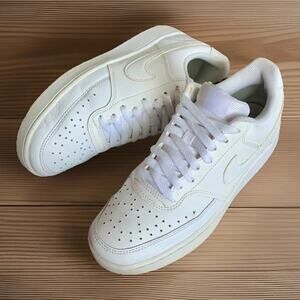 NIKE COURT VISION LOW W8/M7 Athletic Shoe Retro Sneaker Casual White CD5463-100